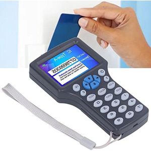 Allecto plus - Zwarte NFC-kaartlezer met UID-sleutelhanger, 2,8 Inch Kleurenscherm - Kaartkopieerapparaat voor Geheugenkaartaccessoires