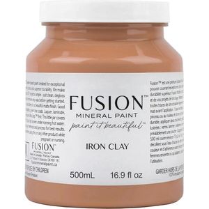 Fusion Mineral Paint - Acryl - Meubelverf - Terracotta- Iron Clay - 500 ml