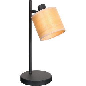 Steinhauer tafellamp Bambus - zwart - - 3669ZW