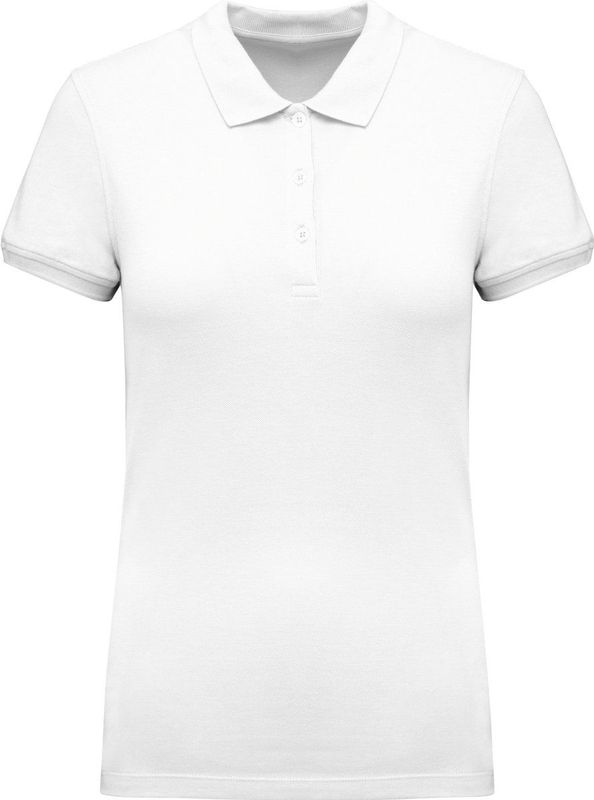 Kariban Piqué damespolo K291 - White - L