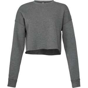 Bella+Canvas Women´s Cropped Crew Fleece BL7503 - Deep Heather - S