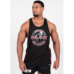 Gorilla Wear - Casper Stringer - Zwart/Rood - Sporttop