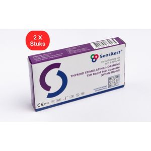 TSH Sneltest – Zelftest voor Schildklierfunctie – 2 stuks – Resultaat binnen 10 minuten – >98% nauwkeurig – Inclusief lancet, pipet, buffer & handleiding