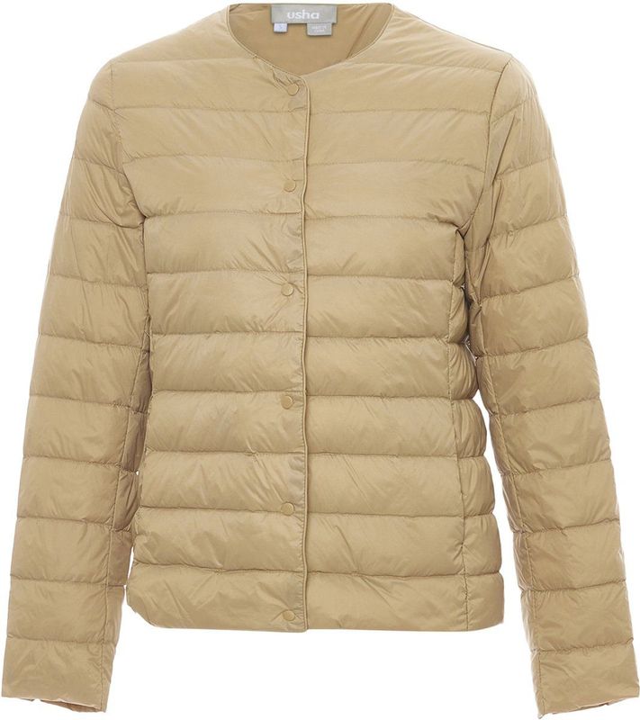 Usha - Tussenjas - Karamel - Gewatteerde Jas