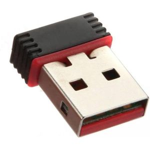 Scoby Mini WiFi USB Adapter - Plug&Play - 150 Mbps - Zwart