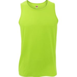 Fruit Of The Loom Heren Vochtafvoerende Prestatie Vest Top (Lime)