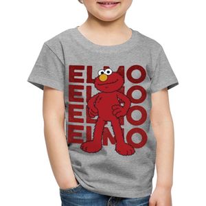 Spreadshirt Sesamstraat Elmo Pose Kinderen Premium Bio T-shirt