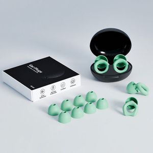 Oordopjes met ruisonderdrukking voor de slaap - Zachte oordopjes met ruisonderdrukking - Premium oordopjes - Siliconen oordopjes - 8 maten oordopjes - Geschikt voor concerten, slapen en studeren - Groen