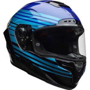 Bell - Race Star DLX RSD Dash - Integraalhelm - Donkerblauw Lichtblauw Zwart - Maat M