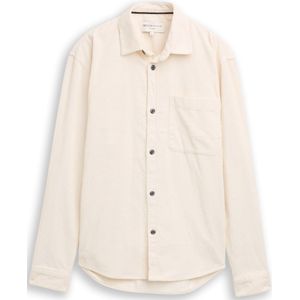 Tom Tailor Denim - Ribcordoverhemd - Effen - Relaxed Fit - Puur Katoen