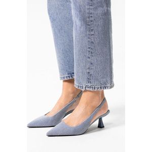 Sacha Slingback Pumps Jeansblauw