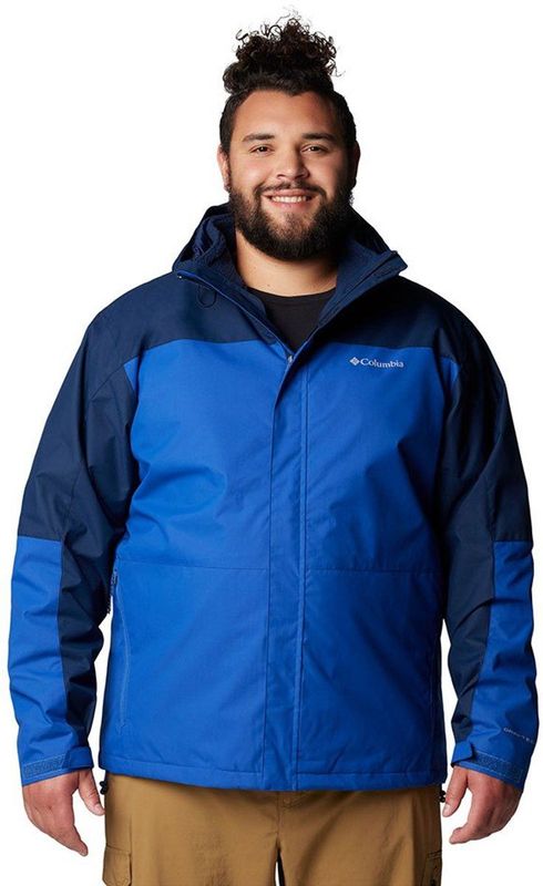 Columbia - Hikebound II - Afneembare Jas - Blauw - Waterdicht - 3-in-1