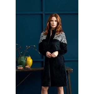 Penye Mood - Fluwelen Jurk Voor Dames/Loungewear-S