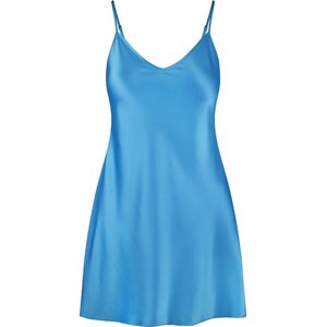 LingaDore - Satin Chemise Bonnie Blue - Chemise - Blauw