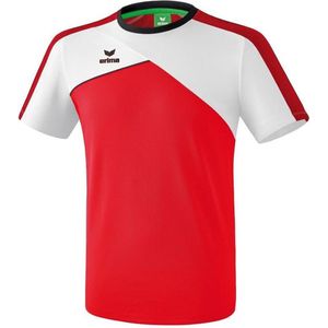 Erima Premium One 2.0 T-Shirt Heren - Rood / Wit / Zwart | Maat: 3XL