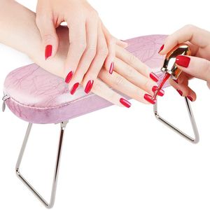 Nail Hand Cushion - Leather Manicure Armrest Pillow - Professionele Accessoires - Waterproof - Roze - Nail Studio - Thuis Technici