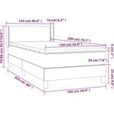 vidaXL-Boxspring-met-matras-kunstleer-zwart-100x200-cm