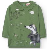 Boboli - Knitwear - Jurk - Groen - Gebreid - Voor Babymeisjes van 12 maanden tot 8 jaar