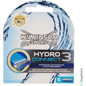 Wilkinson Hydro 3 Connect Navulmesjes - 5 Stuks