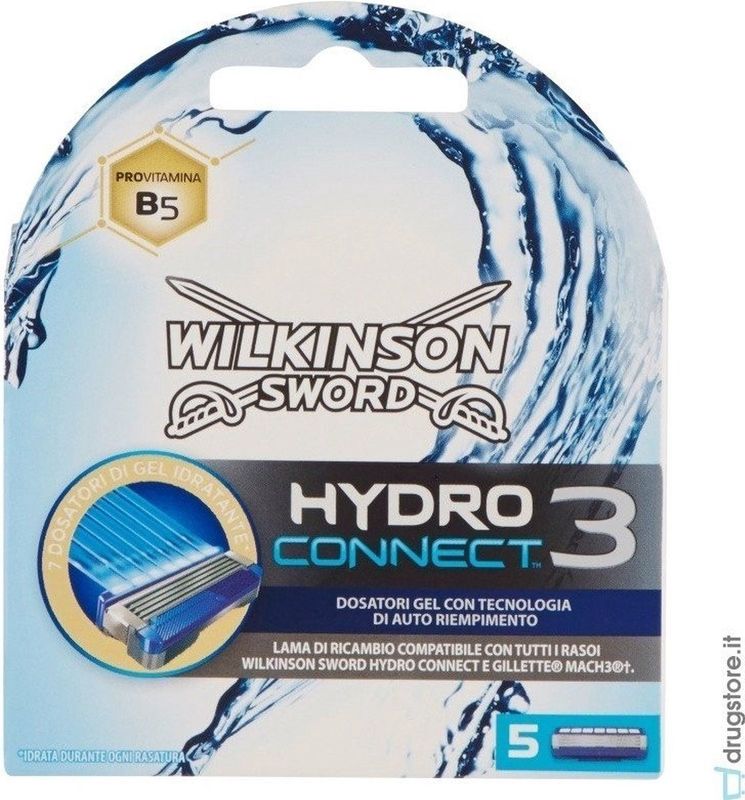 Wilkinson Hydro 3 Connect Navulmesjes - 5 Stuks