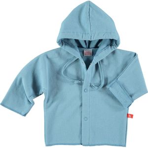 Baby vest bio sweatstof denim blauw 62/68 Limobasics