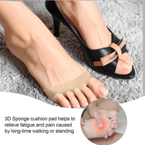 Premium Teenslippers Dames met Vulling en Antislip - Set van 4 Pairs met No Show Liner