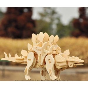 Robotime Stegosaurus D410 - Houten Modelbouw, Sinterklaas Speelgoed Kerst Cadeau - R/C, Sinterklaas Speelgoed Kerst Cadeau