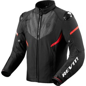 Rev'it! Jacket Hyperspeed 2 H2O Black Neon Red XL - Maat - Jas