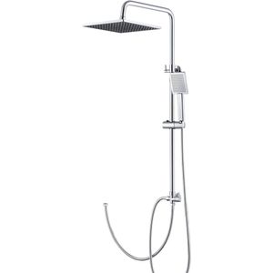 DERW Max Douchesysteem Met omstelling - Regendouche - 109 cm Stang - Chroom