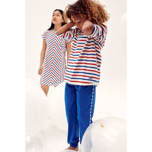 Woody X Anne Kurris pyjama jongens/heren - multicolor gestreept - 233-18-APG-S/974 - maat 116