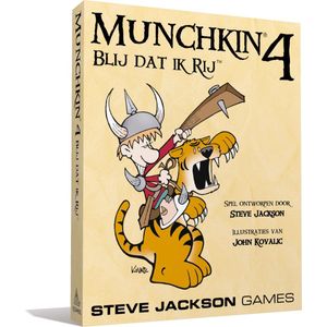 Ontdek het avontuur op de weg met Asmodee Munchkin 4 NL - Blij dat ik rij NL - 112 nieuwe kaarten!