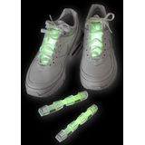 Trendoz Neon glow lichtgevende schoenverlichting - 3x setje van 2x stuks - groen