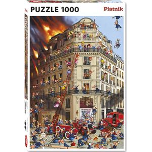 Brandweer Puzzel (1000 stukjes, Francois Ruyer)