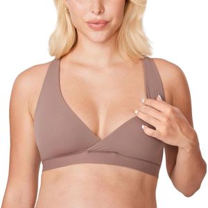 Allecto plus - Voedingsbeha's met racerback voor borstvoeding en zwangerschap, draadloos en comfortabel met crossover design.