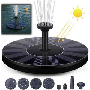 Vyzio - Solar Fontein - Fontein Op Zonne Energie - Waterornamenten voor Buiten - Fontein Zonne Energie - Fonteinpomp - SOLAR FOUNTAIN