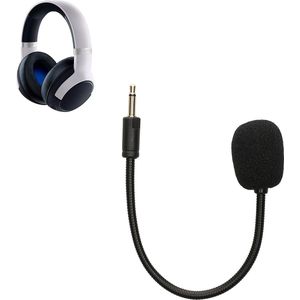 kwmobile microfoon voor gaming headset - geschikt voor Razer Kaira Pro - 10 cm - In zwart