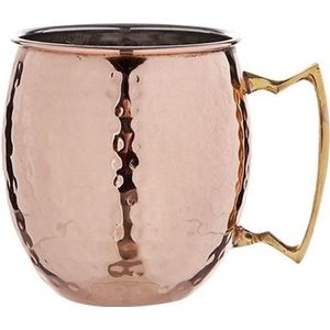 1x Cocktailbeker/cocktailglas Moscow Mule 450 ml koper - Cocktailglazen