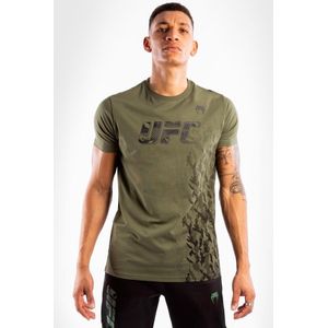 UFC Venum Authentic Fight Week T-shirt Kaki maat S