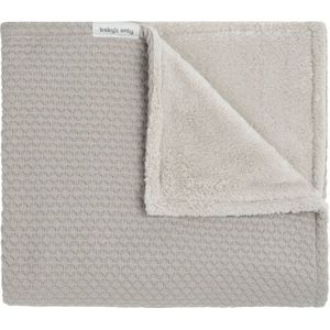Baby's Only Gebreide wiegdeken teddy - Baby deken Sky - Urban Taupe