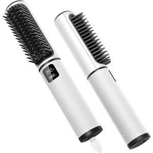 Solacis Draadloze stijlborstel - Stijlborstel - Elektrische haarborstel - Draadloze fohn - Draadloze haarborstel - Must have voor uw haar!