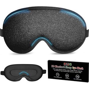 Verduisterend Slaapmasker met Ergonomisch Ontwerp voor Dames en Heren – Ultrapréttig en Ademend Oogmasker voor Reis en Thuis