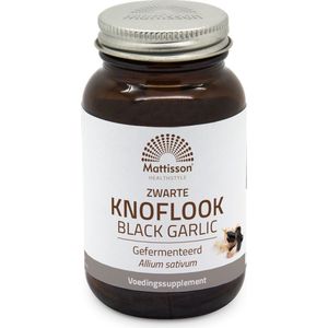 Mattisson - Zwarte Knoflook Capsules ABG10+ - 250mg - Aged Black Garlic - Gefermenteerde Knoflook - Voedingssupplement - Antioxidant - 60 Capsules