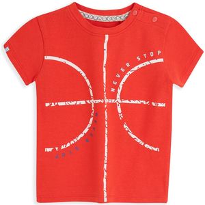 4PRESIDENT T-shirt jongens - Fiery Red - Maat 86