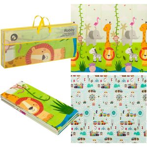 Lionelo Robby - Babygym - 2 in 1 Speelkleed - 5 speelgoed