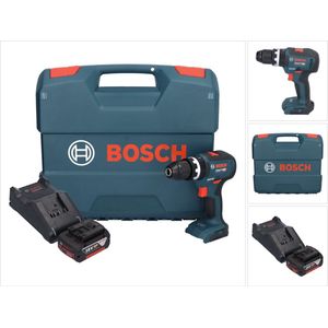 Bosch GSB 18V-55 Professionele accu klopboormachine 18 V 55 Nm borstelloos + 1x oplaadbare accu 5.0 Ah + lader + koffer