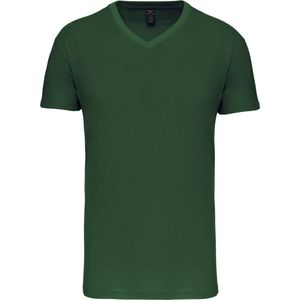 Forest Green T-shirt met V-hals merk Kariban maat S
