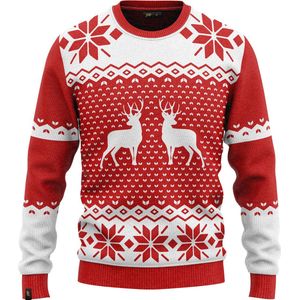 JAP - Classic one - Kersttrui - Rood - 100% Gerecycled - Kriebelt niet