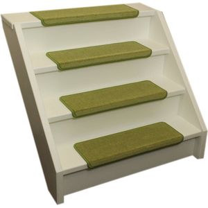 Trapmatten 15x Elite Soft Lime Groen 56x17x3,5 Recht