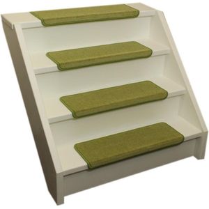 Trapmatten 15x Elite Soft Lime Groen 56x17x3,5 Recht