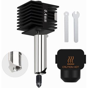 0.4mm Hotend Kit voor 3D Printer - Vervangende Printkop voor Bambu Lab A1 Mini
